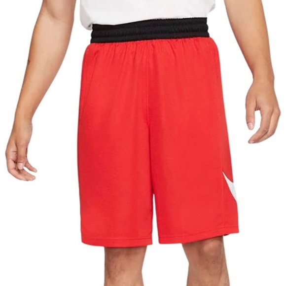 NEW Men’s Nike loose fit basketball Red shorts knee length size small s - Picture 2 of 5